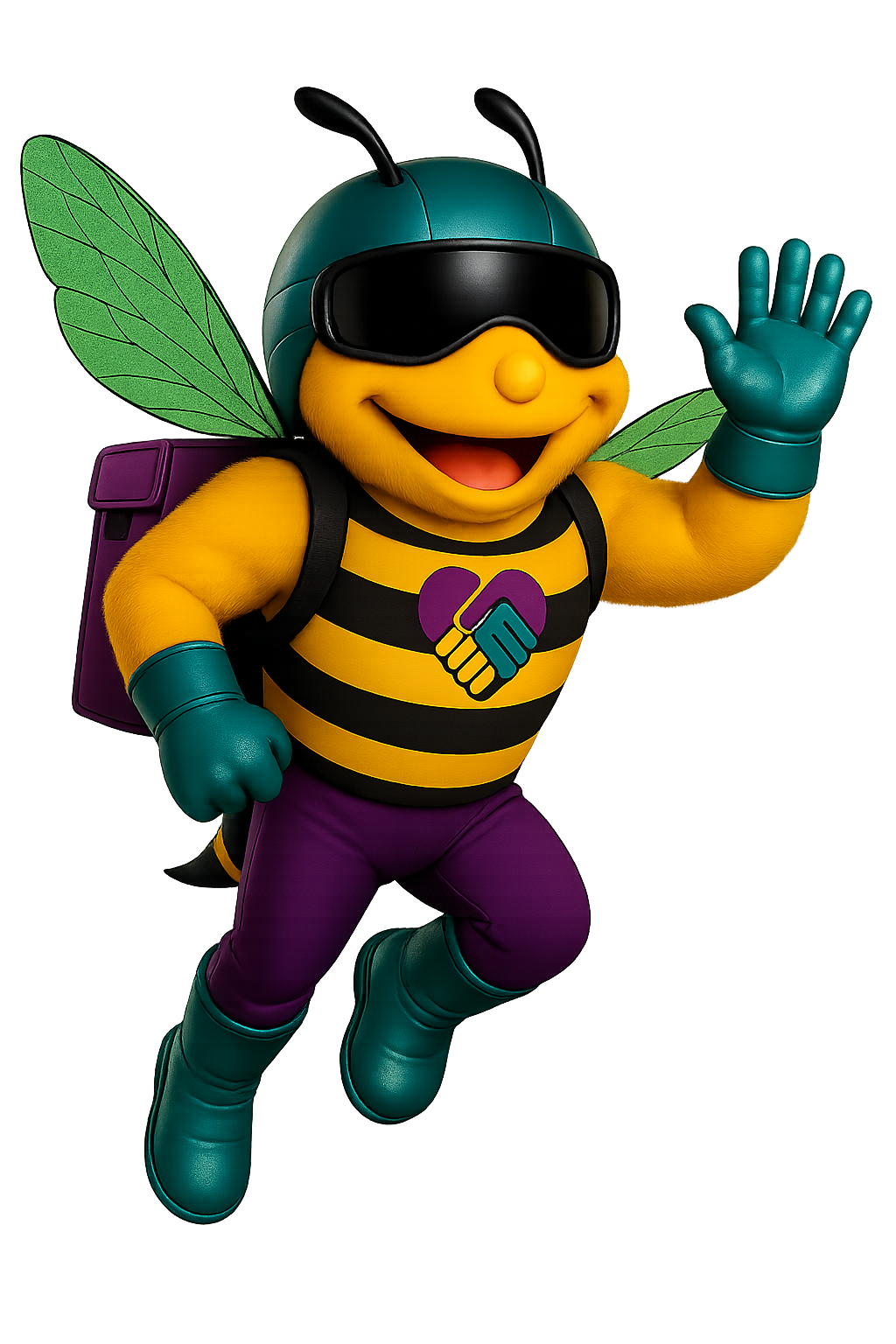 BuzzBee waving