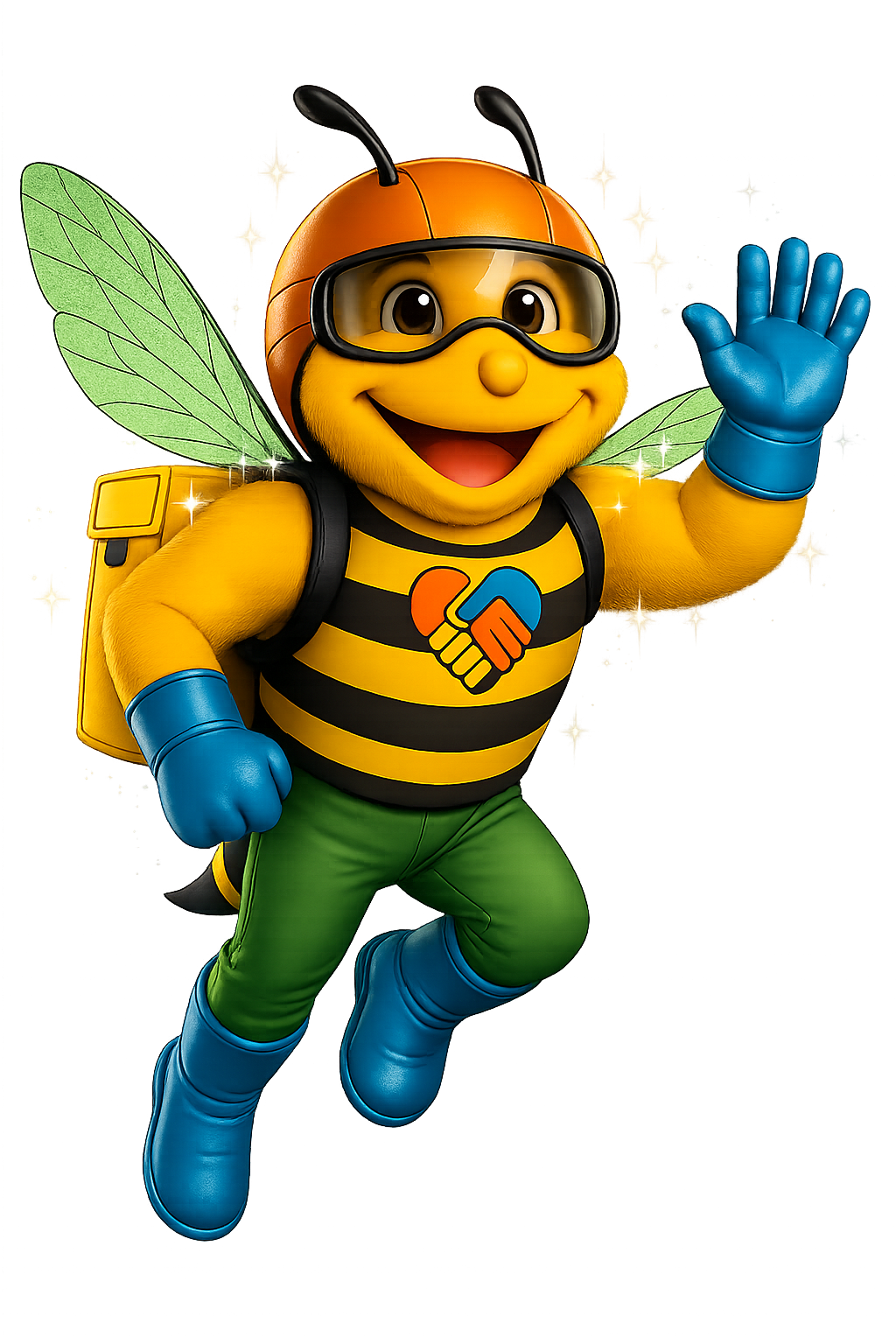 BuzzBee waving